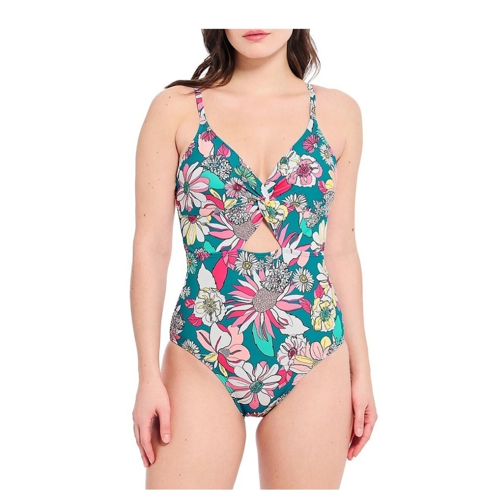 Christina Blue One Piece Swimsuit - New With Tags
